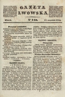 Gazeta Lwowska. 1844, nr 110