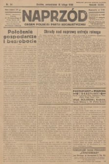 Naprzód : organ Polskiej Partji Socjalistycznej. 1930, nr 34