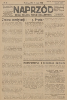 Naprzód : organ Polskiej Partji Socjalistycznej. 1930, nr 61