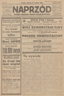 Naprzód : organ Polskiej Partji Socjalistycznej. 1930, nr 97