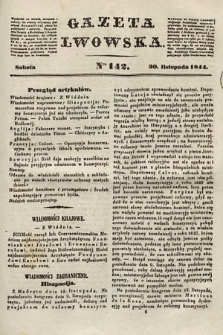 Gazeta Lwowska. 1844, nr 142