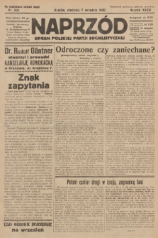 Naprzód : organ Polskiej Partji Socjalistycznej. 1930, nr 206