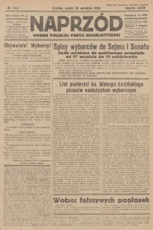 Naprzód : organ Polskiej Partji Socjalistycznej. 1930, nr 223