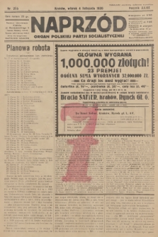 Naprzód : organ Polskiej Partji Socjalistycznej. 1930, nr 255