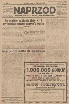 Naprzód : organ Polskiej Partji Socjalistycznej. 1930, nr 262