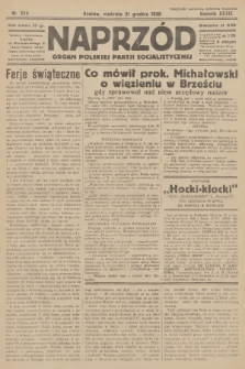 Naprzód : organ Polskiej Partji Socjalistycznej. 1930, nr 295