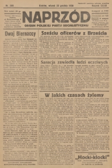 Naprzód : organ Polskiej Partji Socjalistycznej. 1930, nr 296