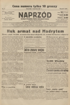 Naprzód : organ Polskiej Partji Socjalistycznej. 1937, nr 7