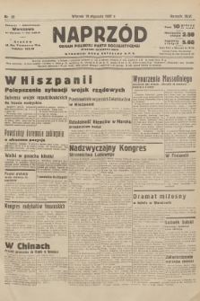 Naprzód : organ Polskiej Partji Socjalistycznej. 1937, nr 20