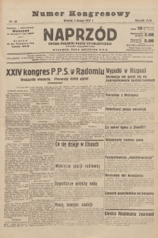 Naprzód : organ Polskiej Partji Socjalistycznej. 1937, nr 34