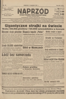 Naprzód : organ Polskiej Partji Socjalistycznej. 1937, nr 98
