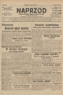 Naprzód : organ Polskiej Partji Socjalistycznej. 1937, nr 160