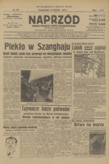 Naprzód : organ Polskiej Partji Socjalistycznej. 1937, nr 241