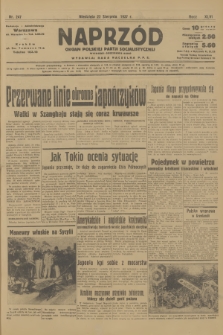 Naprzód : organ Polskiej Partji Socjalistycznej. 1937, nr 247