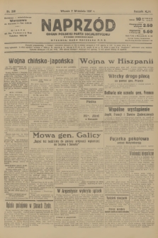 Naprzód : organ Polskiej Partji Socjalistycznej. 1937, nr 268