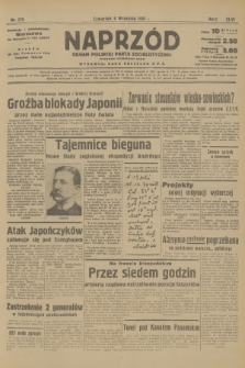 Naprzód : organ Polskiej Partji Socjalistycznej. 1937, nr 270