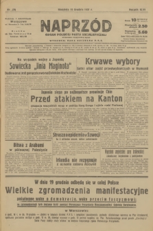 Naprzód : organ Polskiej Partji Socjalistycznej. 1937, nr 376