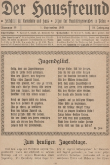 Der Hausfreund : Zeitschrift für Gemeinde und Haus : Organ der Baptistengemeinden in Polen. R.35, 1929, Nummer 35