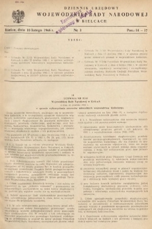 Dziennik Urzędowy Wojewódzkiej Rady Narodowej w Kielcach. 1966, nr 3