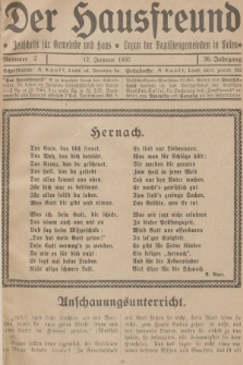 Der Hausfreund : Zeitschrift für Gemeinde und Haus : Organ der Baptistengemeinden in Polen. R.36, 1930, Nummer 2