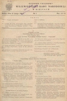 Dziennik Urzędowy Wojewódzkiej Rady Narodowej w Kielcach. 1966, nr 4