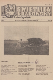 Świetlica Krakowska : dwutygodnik. R.1, 1945, nr 7