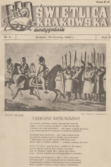 Świetlica Krakowska : dwutygodnik. R.2, 1946, nr 2
