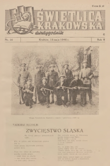 Świetlica Krakowska : dwutygodnik. R.2, 1946, nr 10