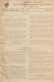 Dziennik Urzędowy Wojewódzkiej Rady Narodowej w Kielcach. 1966, nr 7