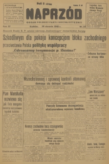 Naprzód : organ Polskiej Partii Socjalistycznej. 1948, nr 27