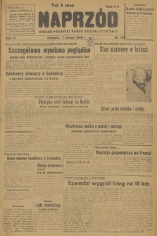 Naprzód : organ Polskiej Partii Socjalistycznej. 1948, nr 32