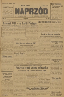 Naprzód : organ Polskiej Partii Socjalistycznej. 1948, nr 47