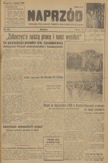 Naprzód : organ Polskiej Partii Socjalistycznej. 1948, nr 122