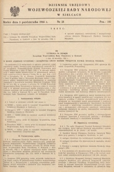 Dziennik Urzędowy Wojewódzkiej Rady Narodowej w Kielcach. 1966, nr 21