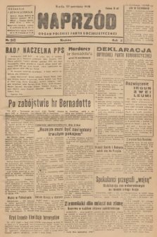Naprzód : organ Polskiej Partii Socjalistycznej. 1948, nr 262