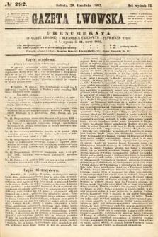 Gazeta Lwowska. 1862, nr 292