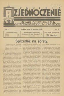 Zjednoczenie : organ Zjednoczenia Mieszczańskiego w Krakowie. R.2, 1928, nr 2