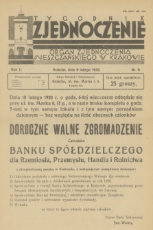 Zjednoczenie : organ Zjednoczenia Mieszczańskiego w Krakowie. R.2, 1928, nr 6