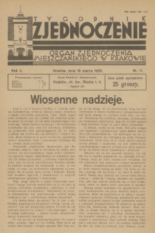 Zjednoczenie : organ Zjednoczenia Mieszczańskiego w Krakowie. R.2, 1928, nr 11