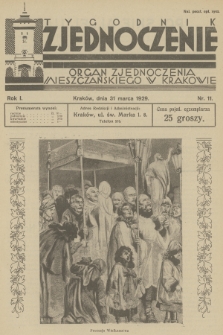 Zjednoczenie : organ Zjednoczenia Mieszczańskiego w Krakowie. R.1, 1929, nr 11