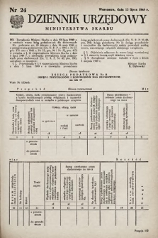 Dziennik Urzędowy Ministerstwa Skarbu. 1949, nr 24