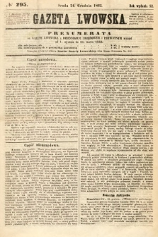 Gazeta Lwowska. 1862, nr 295