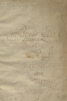 „Sumaryusz papierów w r. 1780 spisany” : należących do starostwa Przedborskiego