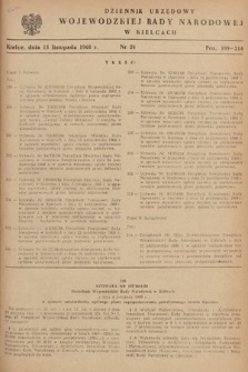 Dziennik Urzędowy Wojewódzkiej Rady Narodowej w Kielcach. 1968, nr 24