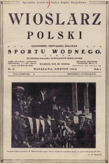 Wioślarz Polski: czasopismo, poświęcone sprawom sportu wodnego. R.1, 1925, nr 5
