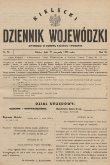 Kielecki Dziennik Wojewódzki. 1928, nr 24