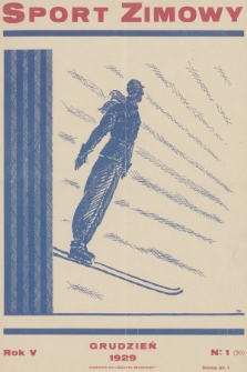 Sport Zimowy : dodatek do „Sportu Wodnego”. R.5, 1929, nr 20