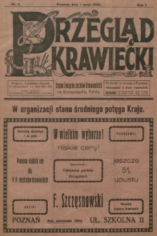 Przegląd Krawiecki : organ Związku Cechów Krawieckich na Rzeczpospolitą Polską. R.1, 1925, nr 3