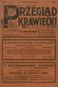 Przegląd Krawiecki : organ Związku Cechów Krawieckich na Rzeczpospolitą Polską. R.1, 1925, nr 9