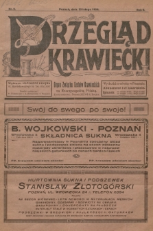 Przegląd Krawiecki : organ Związku Cechów Krawieckich na Rzeczpospolitą Polską. R.2, 1926, nr 2